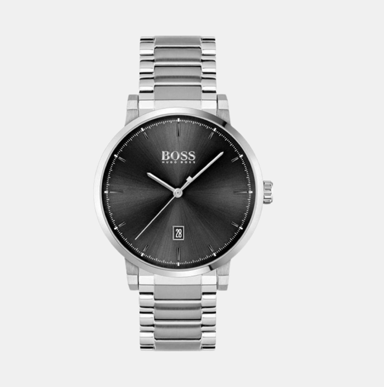 Confidence Men Quartz Black Dial Analog Stainless Steel Watch 1570146