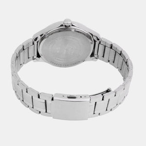 Enticer Men Quartz Black Dial Analog Stainless Steel Watch A2165