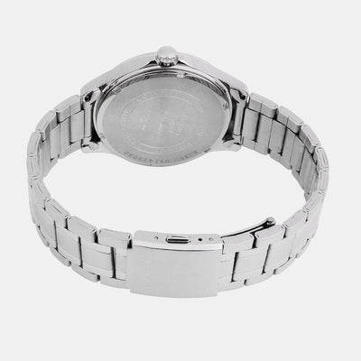 Enticer Men Quartz Black Dial Analog Stainless Steel Watch A2165