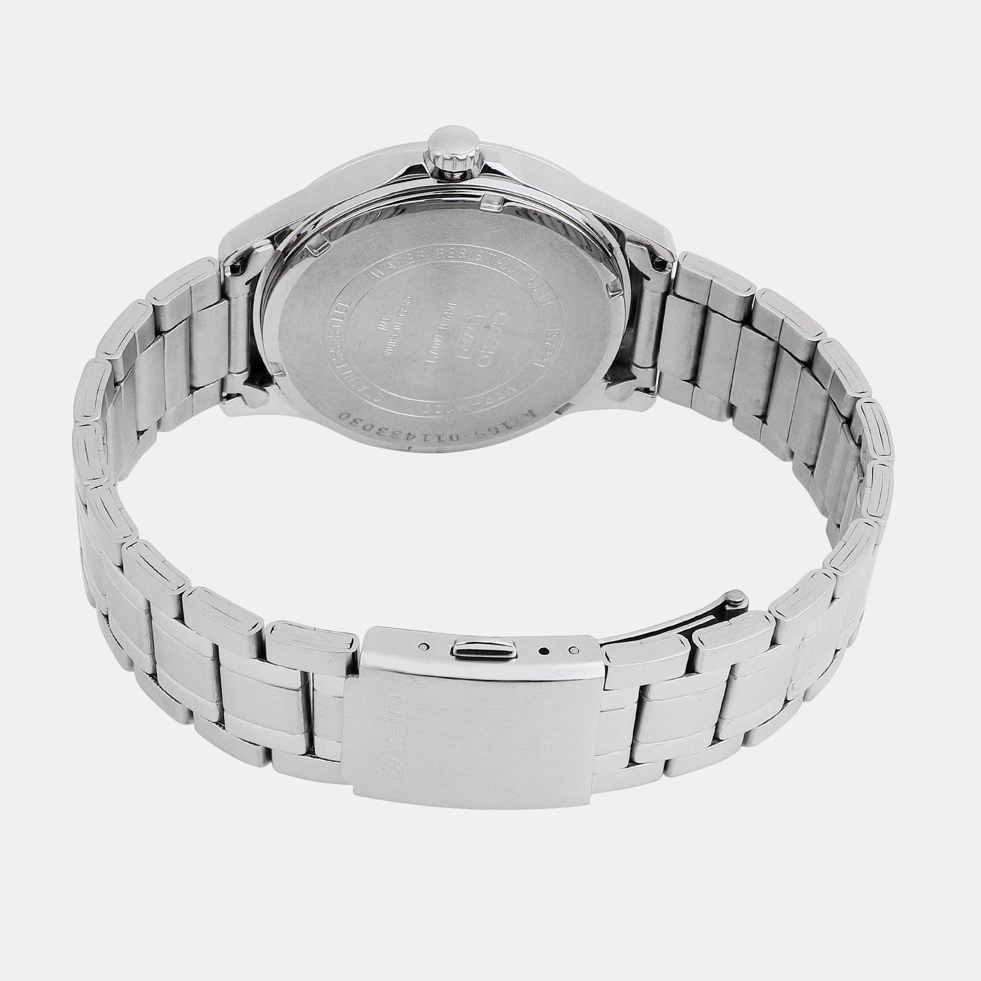 Enticer Men Quartz Black Dial Analog Stainless Steel Watch A2165