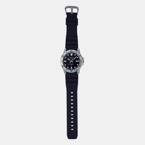 Enticer Men Quartz Black Dial Analog Resin Watch A2139