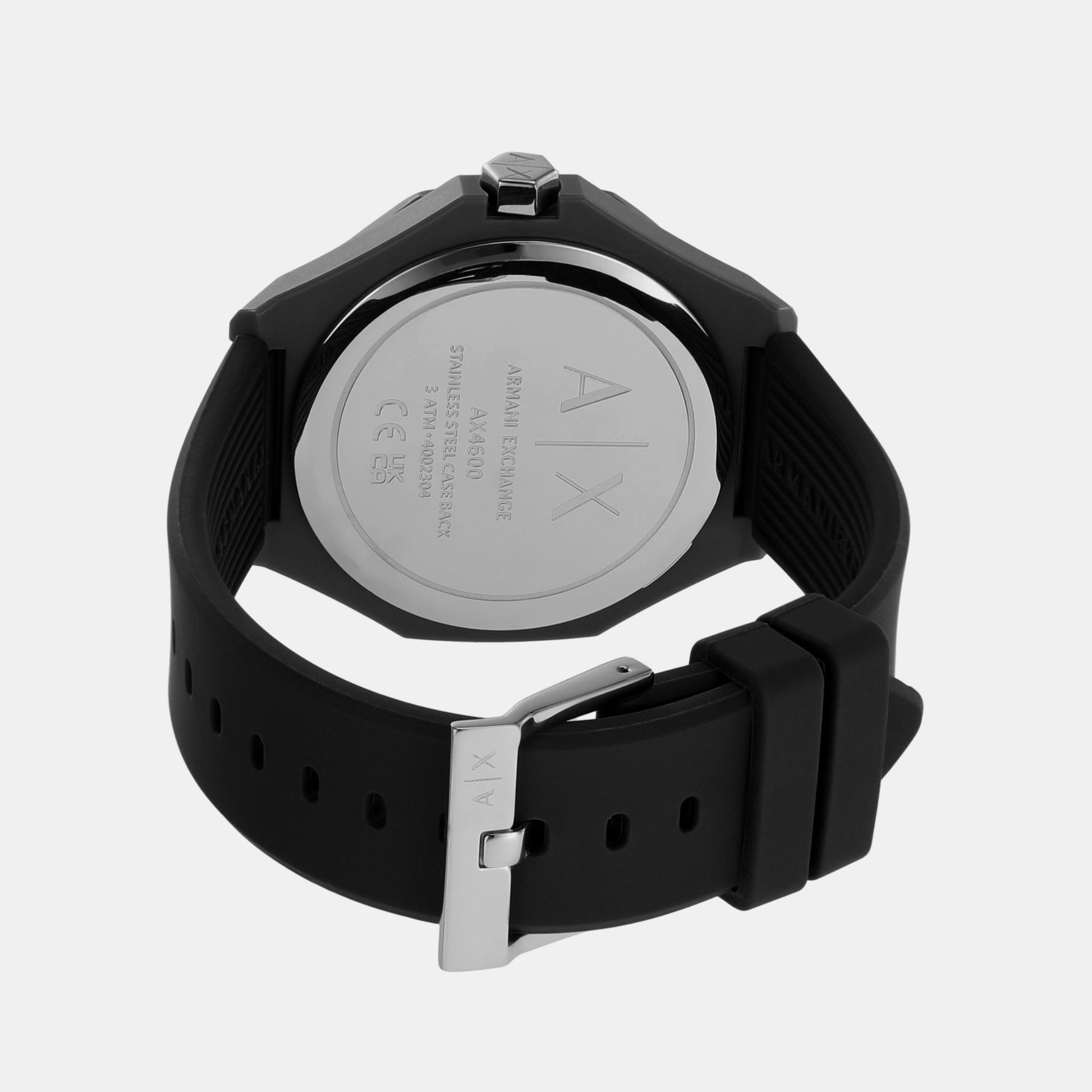 Andrea Men Quartz White Dial Analog Silicone Watch AX4600