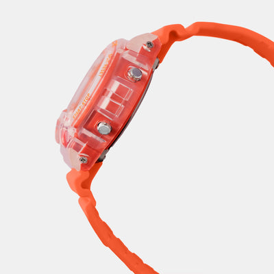 G-Shock Men Quartz Orange Dial Digital Resin Watch G1362