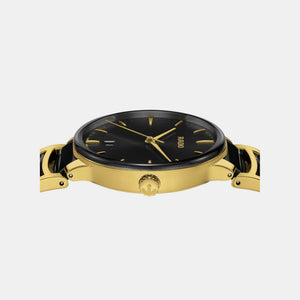 Centrix Unisex Quartz Black Dial Chronograph Ceramic Watch R30022152