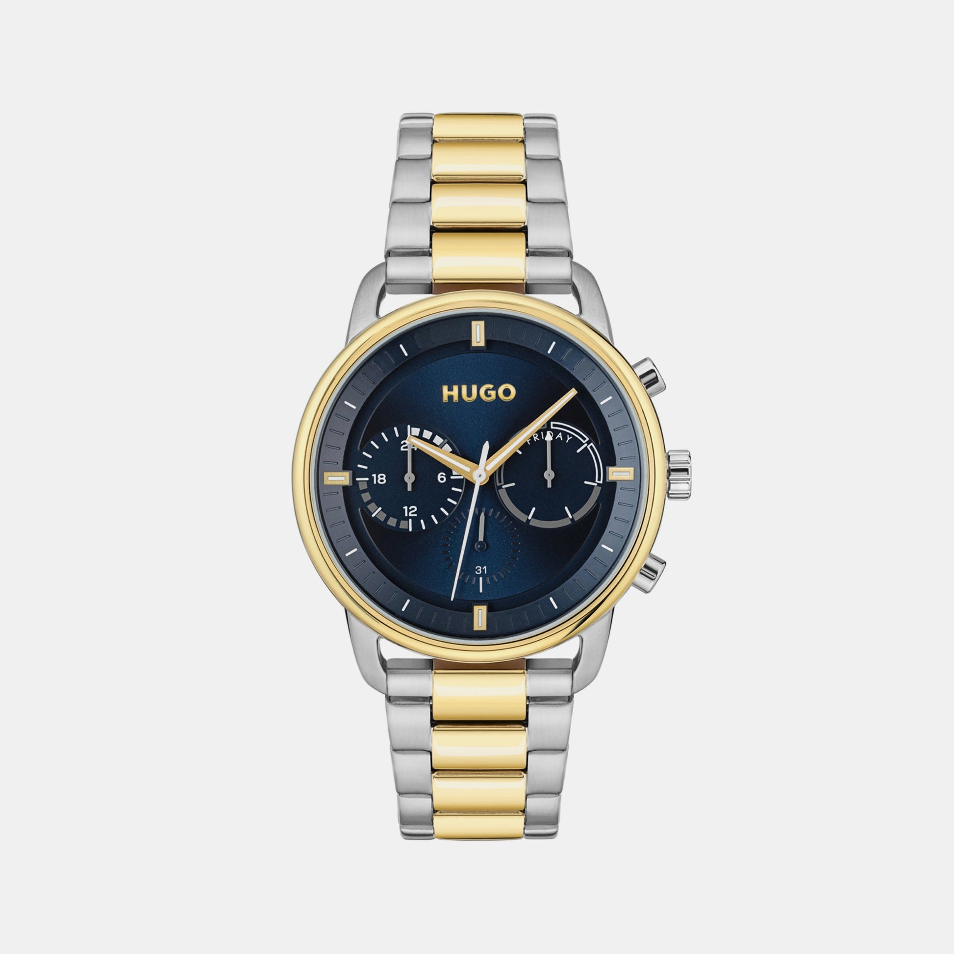 Advise Men Quartz Blue Dial Chronograph Stainless Steel Watch 1530235