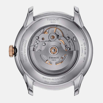 Chemin Des Tourelles Men Automatic Silver Dial Analog Stainless steel Watch T1398072203800