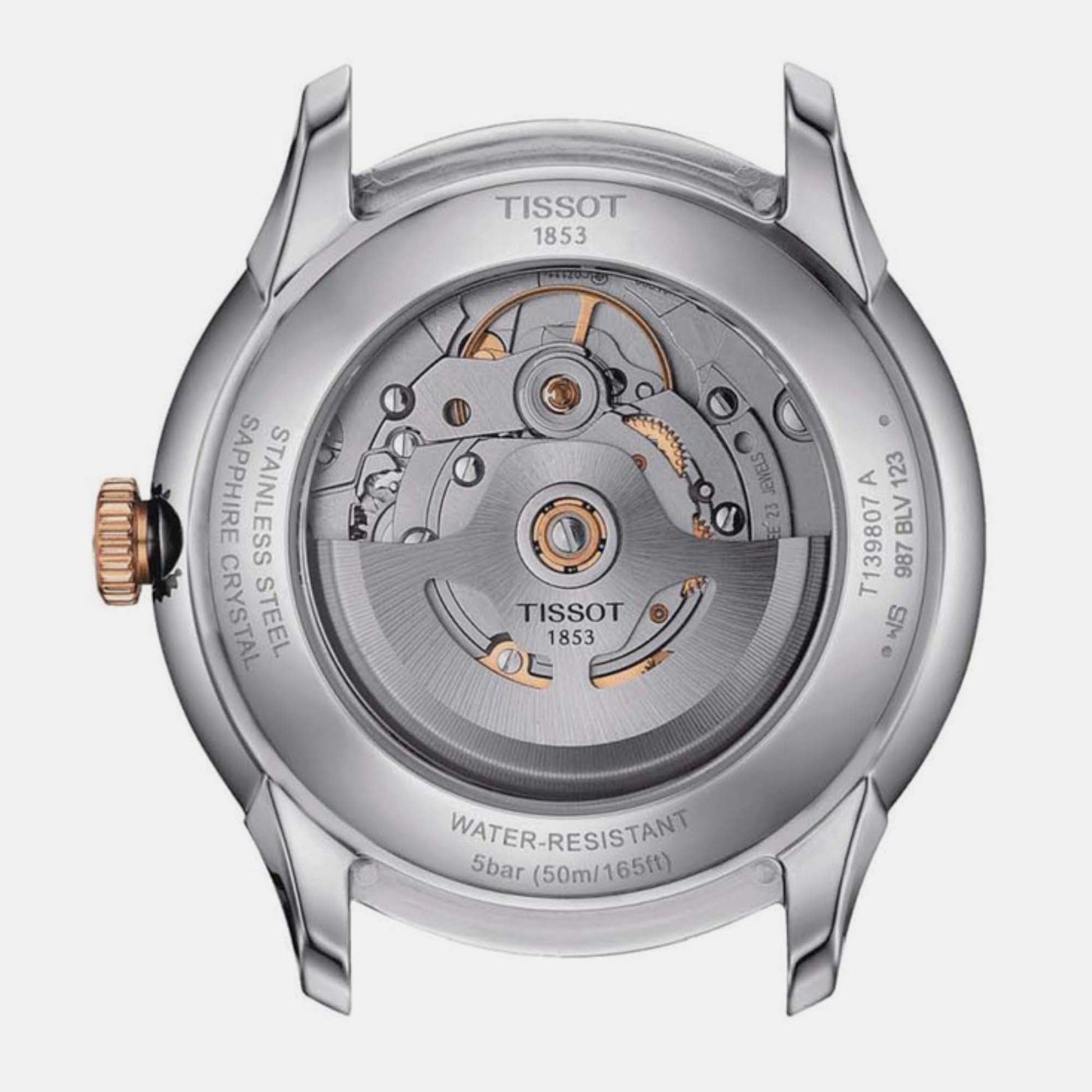 Chemin Des Tourelles Men Automatic Silver Dial Analog Stainless steel Watch T1398072203800
