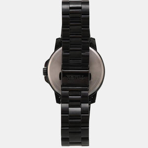 E Class Men Quartz Black Dial Analog Stainless Steel Watch TWEG17208