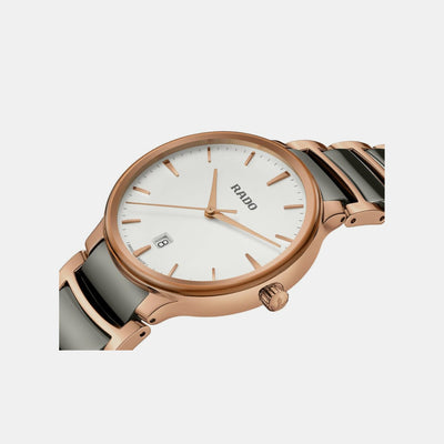 Centrix Unisex Quartz Silver Dial Analog Ceramic Watch R30023012