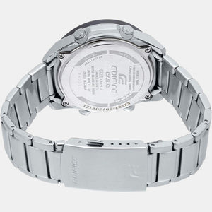 Edifice Men Quartz Black Dial Analog Stainless Steel Watch EX502