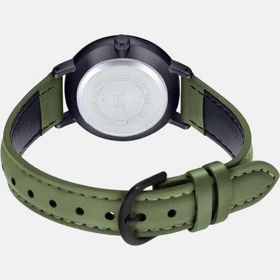 Enticer Women Quartz Green Dial Analog Leather Watch A2002