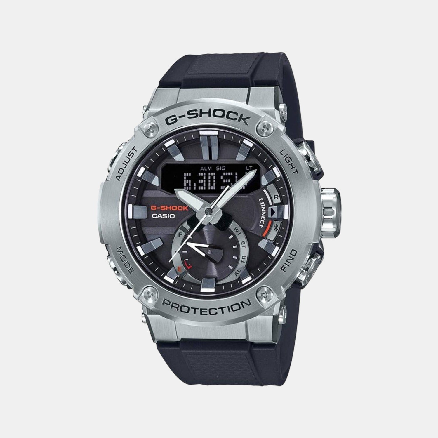 Baby-G Women Quartz Black Dial Analog-Digital Resin Watch B200