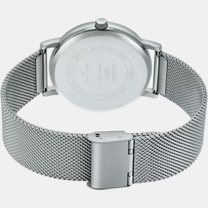 Enticer Men Quartz Blue Dial Analog Stainless Steel Watch A1838