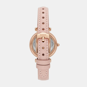Carlie Women Quartz White Dial Analog Leather Watch ES5268