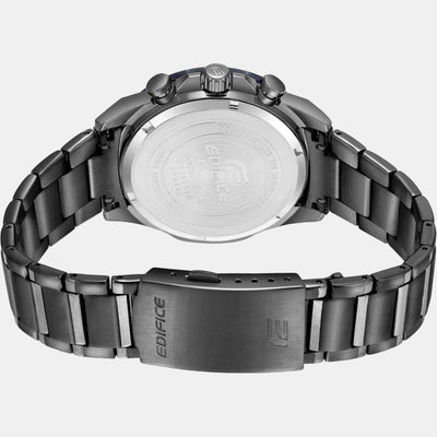 Edifice Men Quartz Black Dial Chronograph Stainless Steel Watch ED568