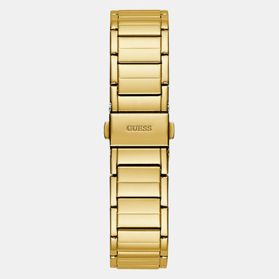 Fusion Women Quartz Gold Dial Chronograph Stainless Steel Watch GW0552L2