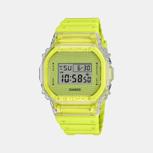 G-Shock Men Quartz Yellow Dial Digital Resin Watch G1360