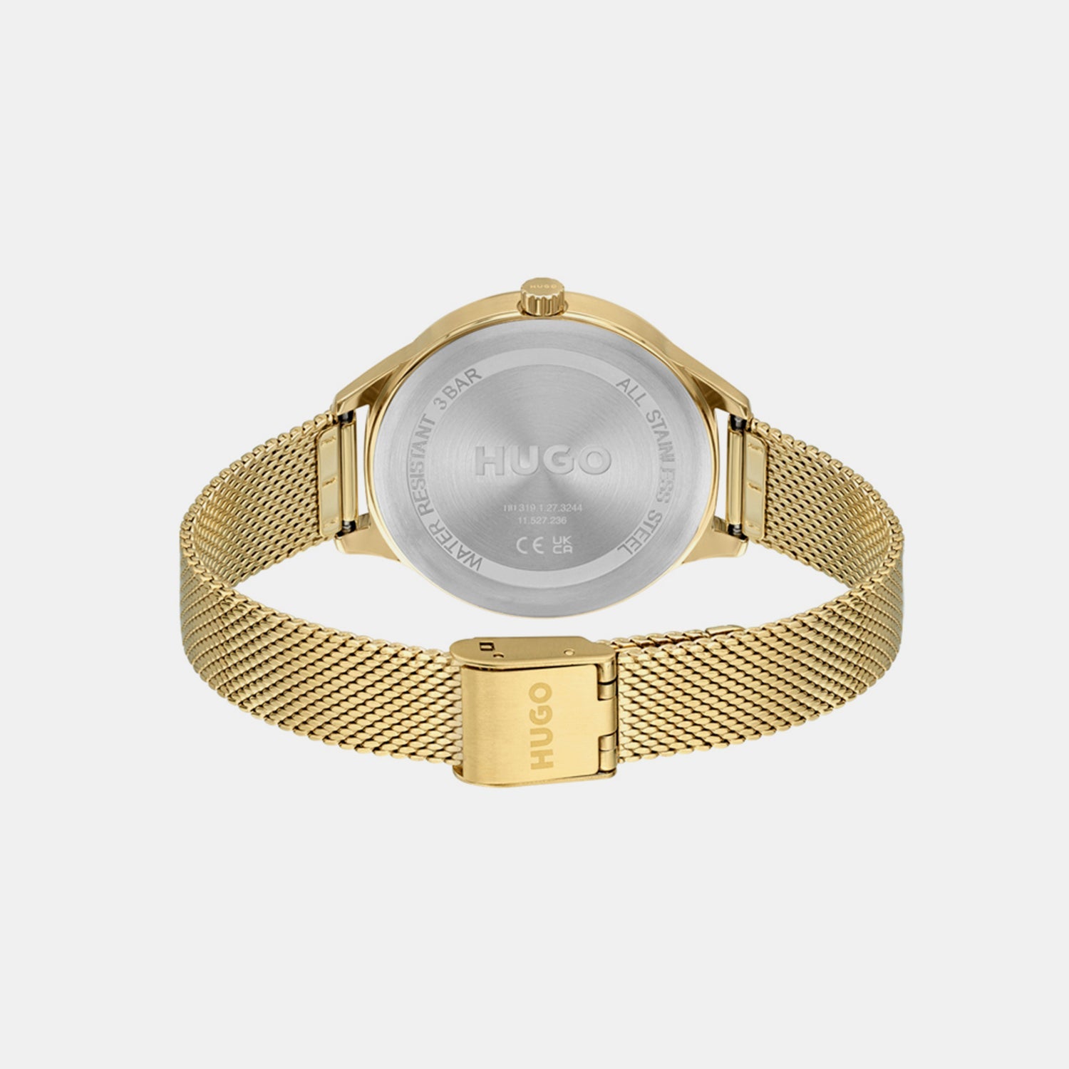 Flash Women Quartz Grey Dial Analog Mesh Watch 1540116