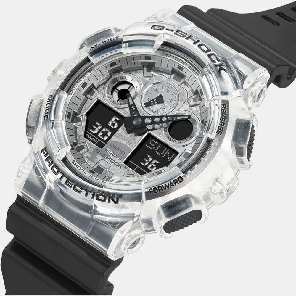 G-Shock Men Quartz Silver Dial Analog-Digital Resin Watch G1281