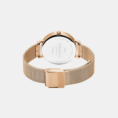 Draabe Blush Men Quartz Beige Dial Analog Stainless Steel Watch V248GHVJMV