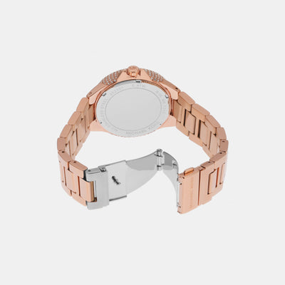 Camille Women Quartz Pink Dial Analog Stainless Steel Watch MK7340