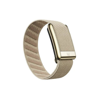 Whoop 5.0 Superknit Luxe Dune with Gold Band (12 Month Peak Subscription Included)