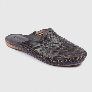 Brown Handstitched Leather Kolhapuri Women Slipper