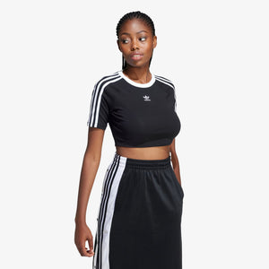 Adidas Originals | 3-STRIPES BABY TEE  { BLACK/WHITE