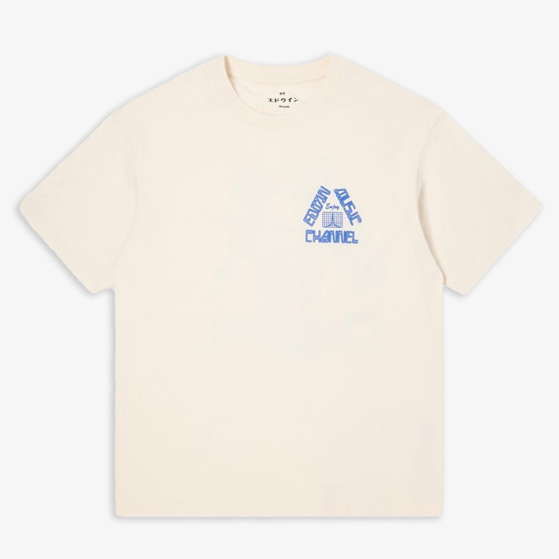 EDWIN | ENJOY EMC T-SHIRT { WHISPER WHITE