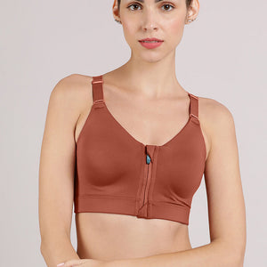 Energize Intense Sports Bra - Marsala