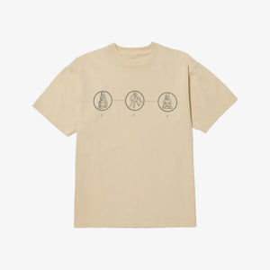 HUF | DIAGRAM DRAWING #1 T-SHIRT  { WHEAT