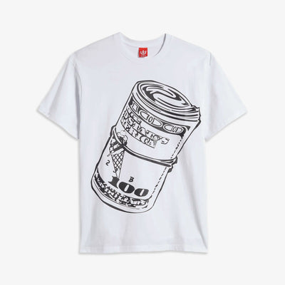 Icecream | ROLL S/S TEE { WHITE