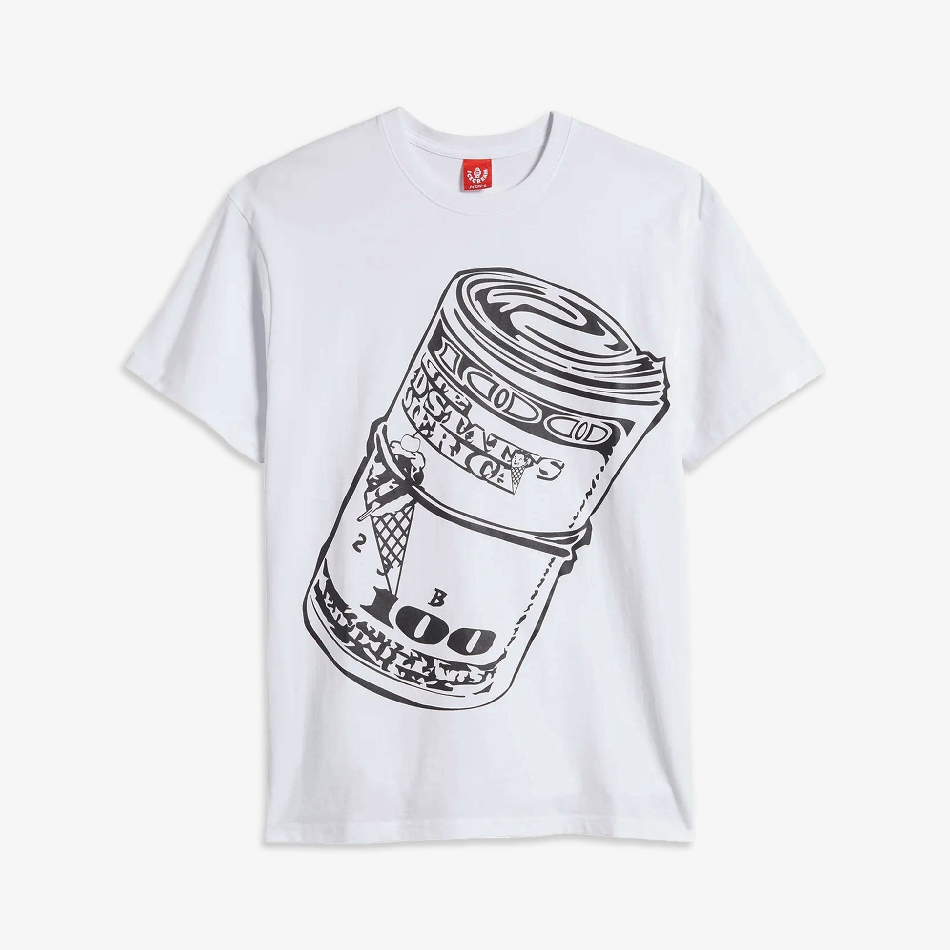Icecream | ROLL S/S TEE { WHITE