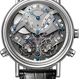 Breguet Tradition 7077 Skeleton Dial Black 44 MM Watch for Men