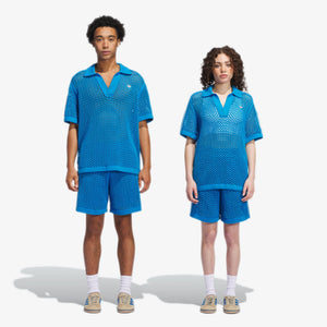 ADIDAS ORIGINALS | CLOT CROCHET POLO BY EDISON CHEN { BRIGHT BLUE