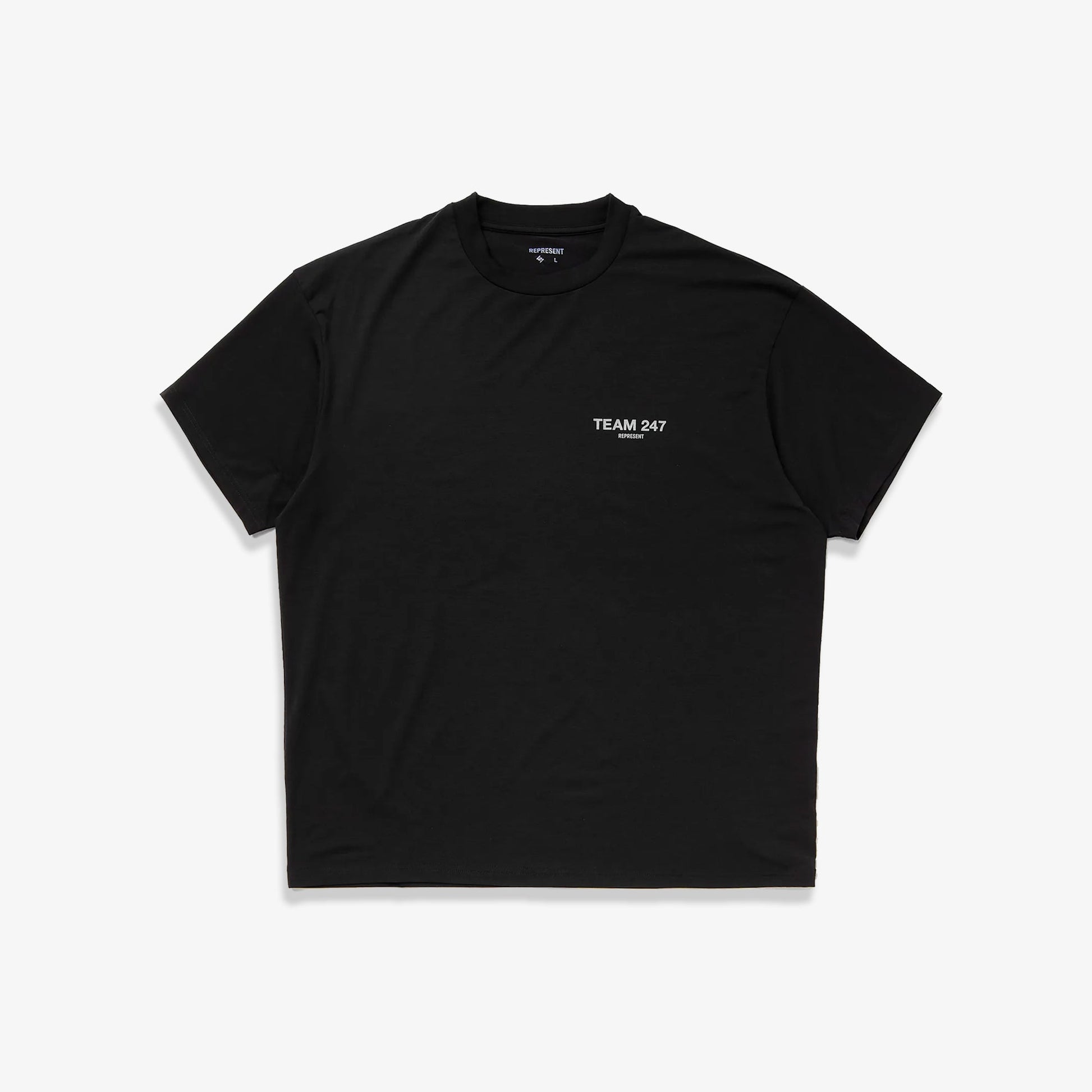 REPRESENT | TEAM 247 OVERSIZED T-SHIRT { BLACK