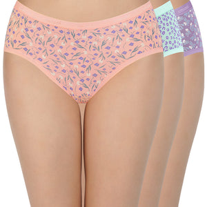 Low Rise Print Hipster Panties (Pack of 3)