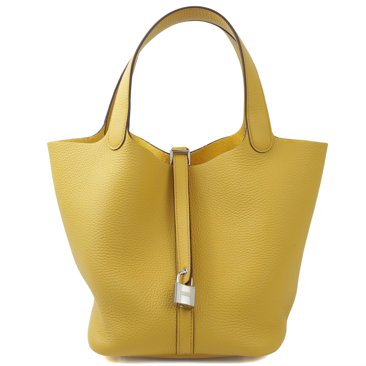 HERMÈS Picotin Lock MM Sun Clemence Palladium hardware