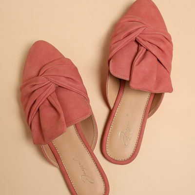 Winterberry Knoted Mules