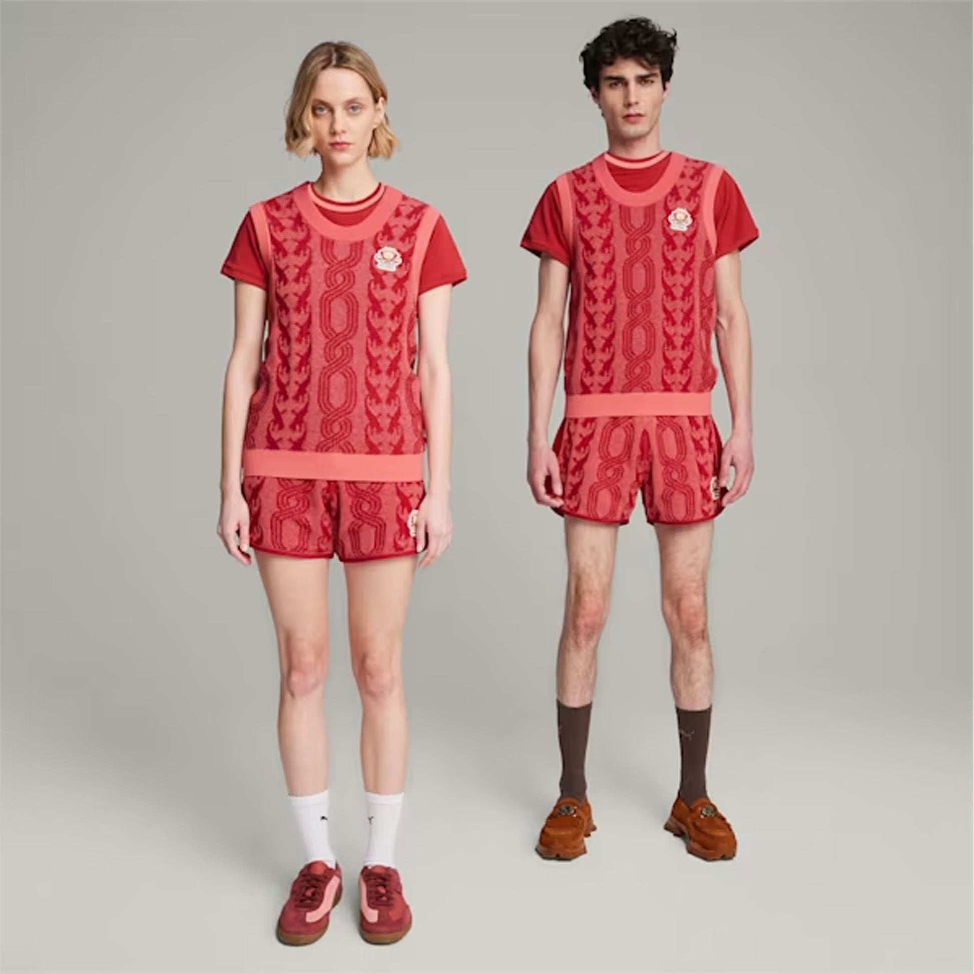 PUMA | x PALOMO T7 SHORTS { PASSIONFRUIT