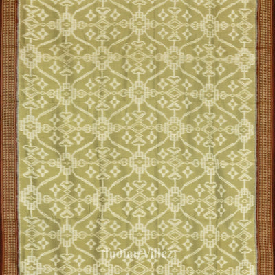 Pestel Paul Odisha Ikat Khandua Silk Saree