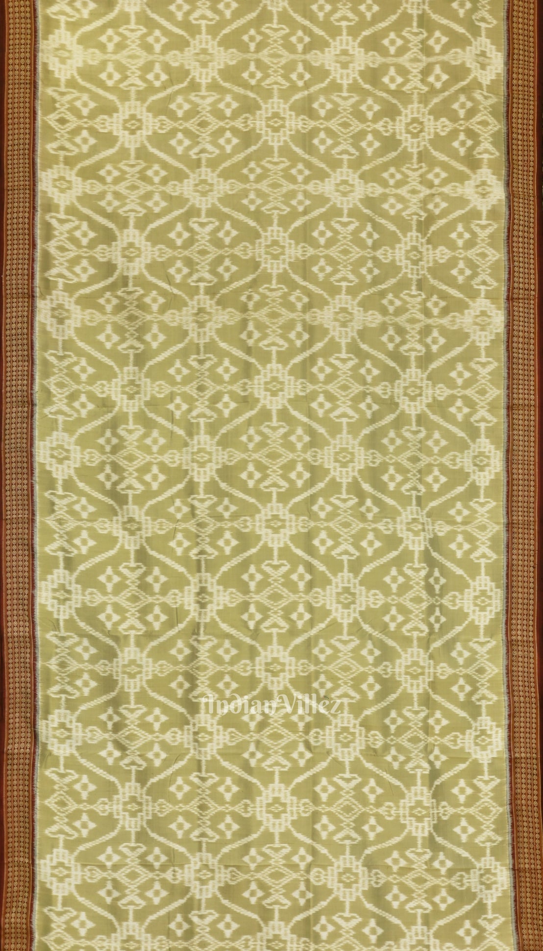 Pestel Paul Odisha Ikat Khandua Silk Saree