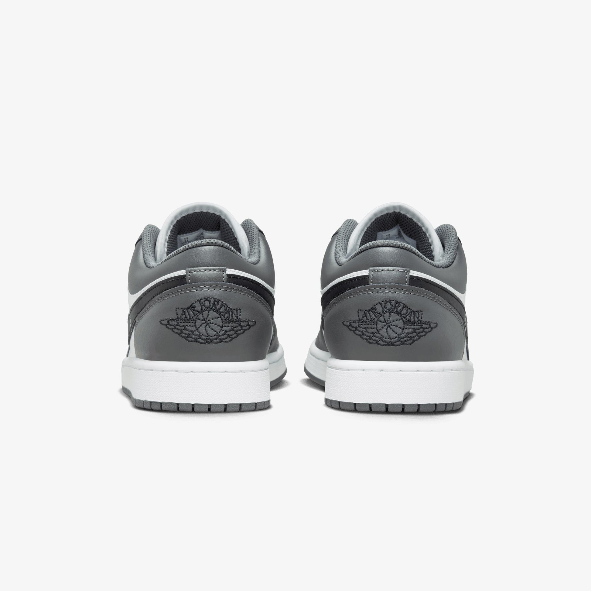 JORDAN | AIR JORDAN 1 LOW { WHITE/BLACK-IRON GREY