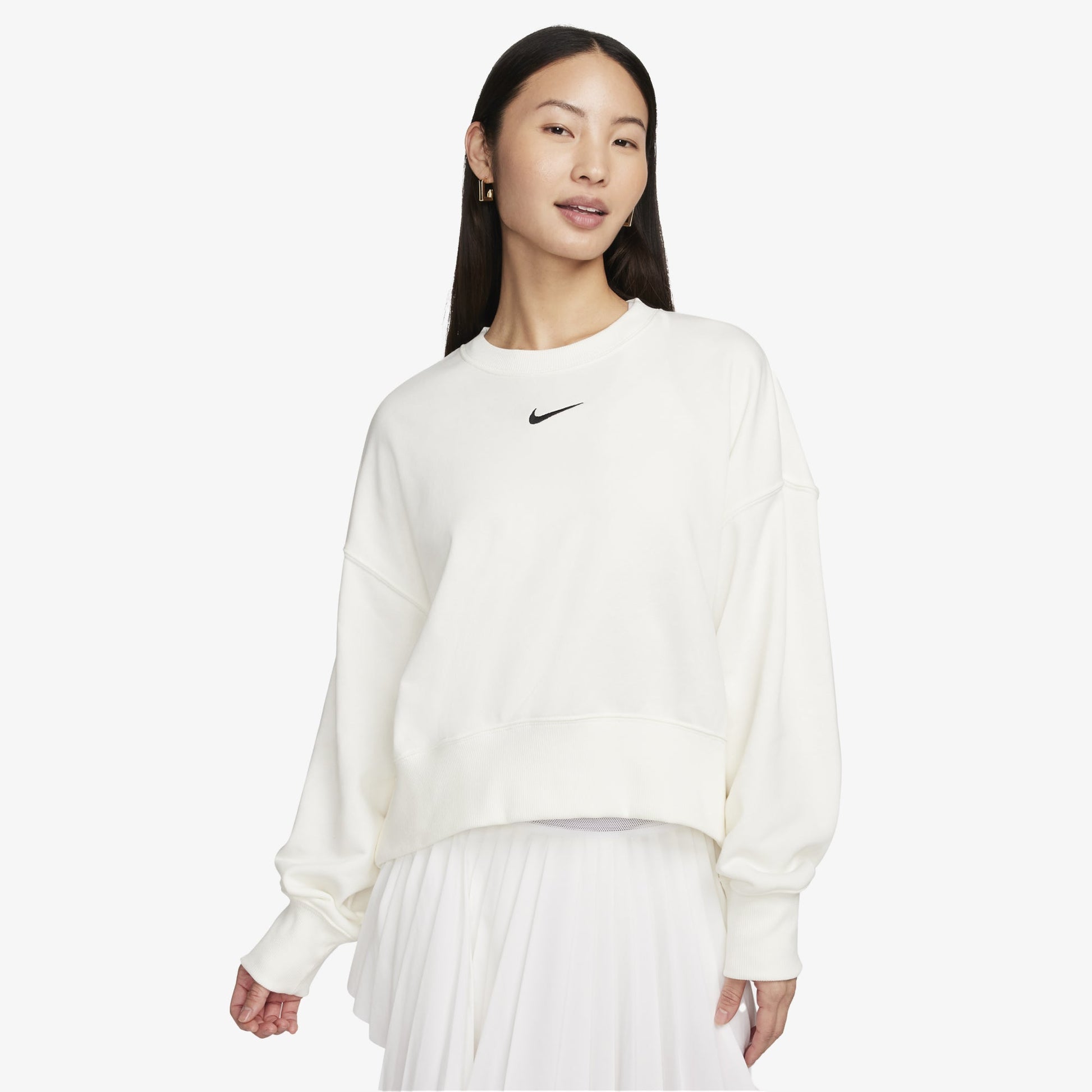 Nike | SPORTSWEAR PHOENIX FLEECE  { SAIL/BLACK