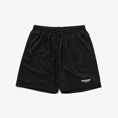 Represent | OWNERS CLUB MESH SHORT  { BLACK