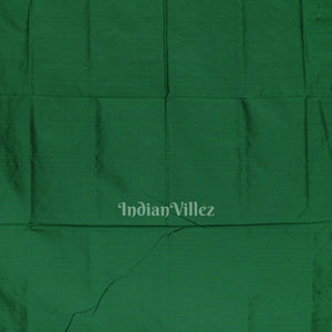 Purple Green Single Butta Design Odisha Ikat Bomkai Silk Saree