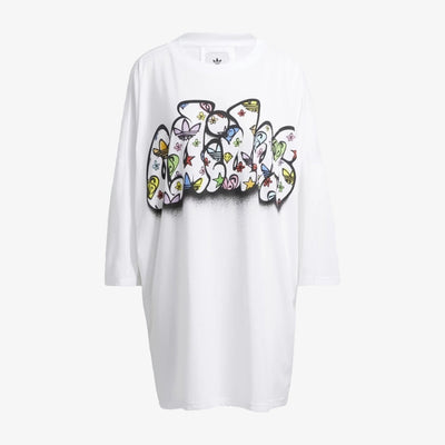 Adidas Originals | JEREMY SCOTT TEE DRESS  { WHITE