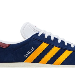 adidas Gazelle Dark Blue Crew Yellow Burgundy