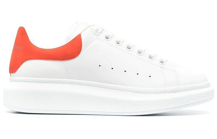Alexander Mcqueen Oversized White Warm Orange