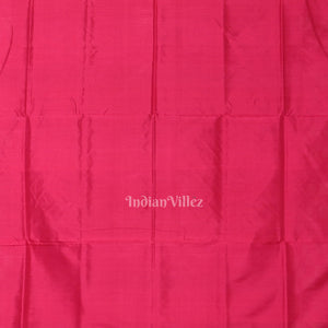 Rani Pink White Odisha Ikat Border Pasapali Sambalpuri Silk Saree